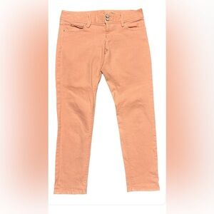 Lilly Pulitzer Worth Skinny Mini Flamingo Pink Jeans Size 8 Summer Casual Denim